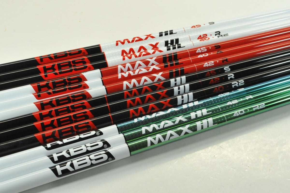 KBS MAX HL Stiff Regular Senior Flex Driver Shaft Choose Flex/Color/Adapter