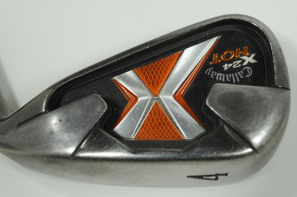 Callaway X-24 Hot Single 4 Iron RH Senior Flex Project X Rifle 4.0 Steel #178428