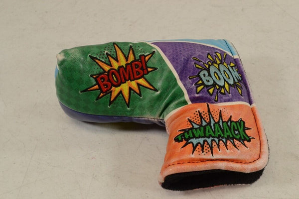 TaylorMade Smash! Boom! Pow! Blade Putter Head Cover LIMITED EDITION #179241 - Golf Club Brokers