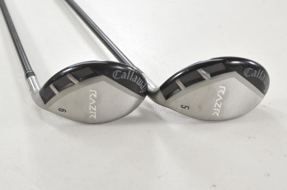 Callaway RAZR X 5-27* and 6-30* Hybrid Set Senior Flex 55g RH Graphite #221100