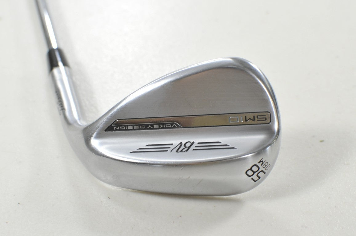 Titleist Vokey SM10 Tour Chrome 58*-08M Wedge Right BV Wedge Flex Steel # 213242