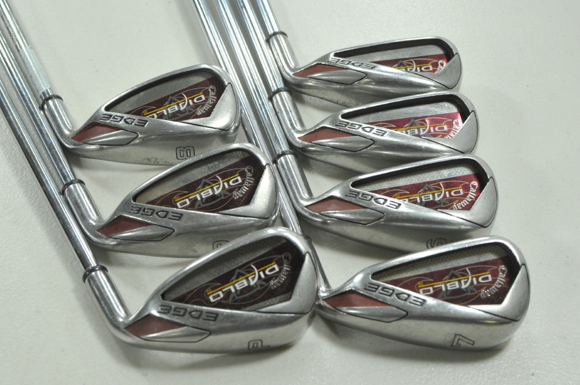 Callaway Diablo Edge 4-PW Iron Set Right Uniflex Steel #209880