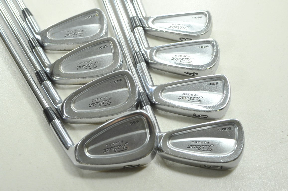 Titleist 690 CB Forged 3-PW Iron Set Stiff Flex RH FCM 6.0 Rifle Steel # 210205