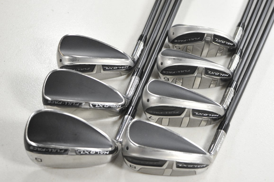 LEFT HAND Cleveland Halo XL Full-Face 5-PW,GW Iron Set Regular Graphite # 214185