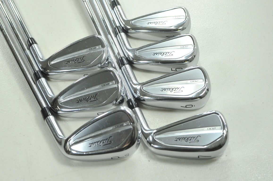 Titleist T200 2023 4-PW Iron Set Stiff Flex Right NS Pro 880 AMC Steel # 212882
