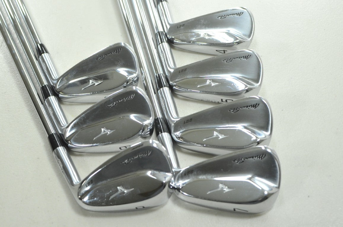 Mizuno Pro 221 4-PW Iron Set X-Stiff Flex RH Project X Rifle 6.5 Steel # 210647