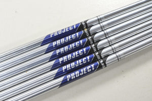 Project X Rifle Precision Stiff Flex 6pc Uncut Iron Shaft Set .355 Steel #218788