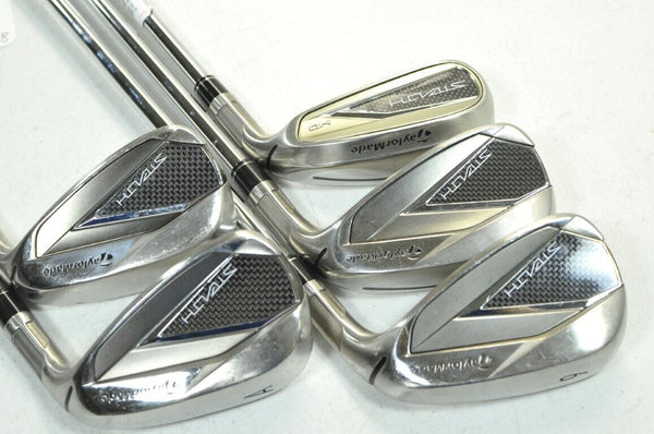 TaylorMade Stealth 7-PW,AW Iron Set Right Regular Flex KBS MAX MT Steel # 183582