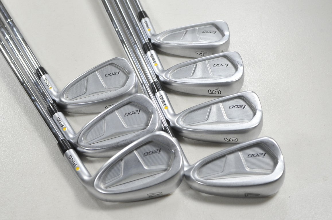 Ping i200 4-W Iron Set X-Stiff Flex Yellow Dot Right DG X100 Steel  # 212142