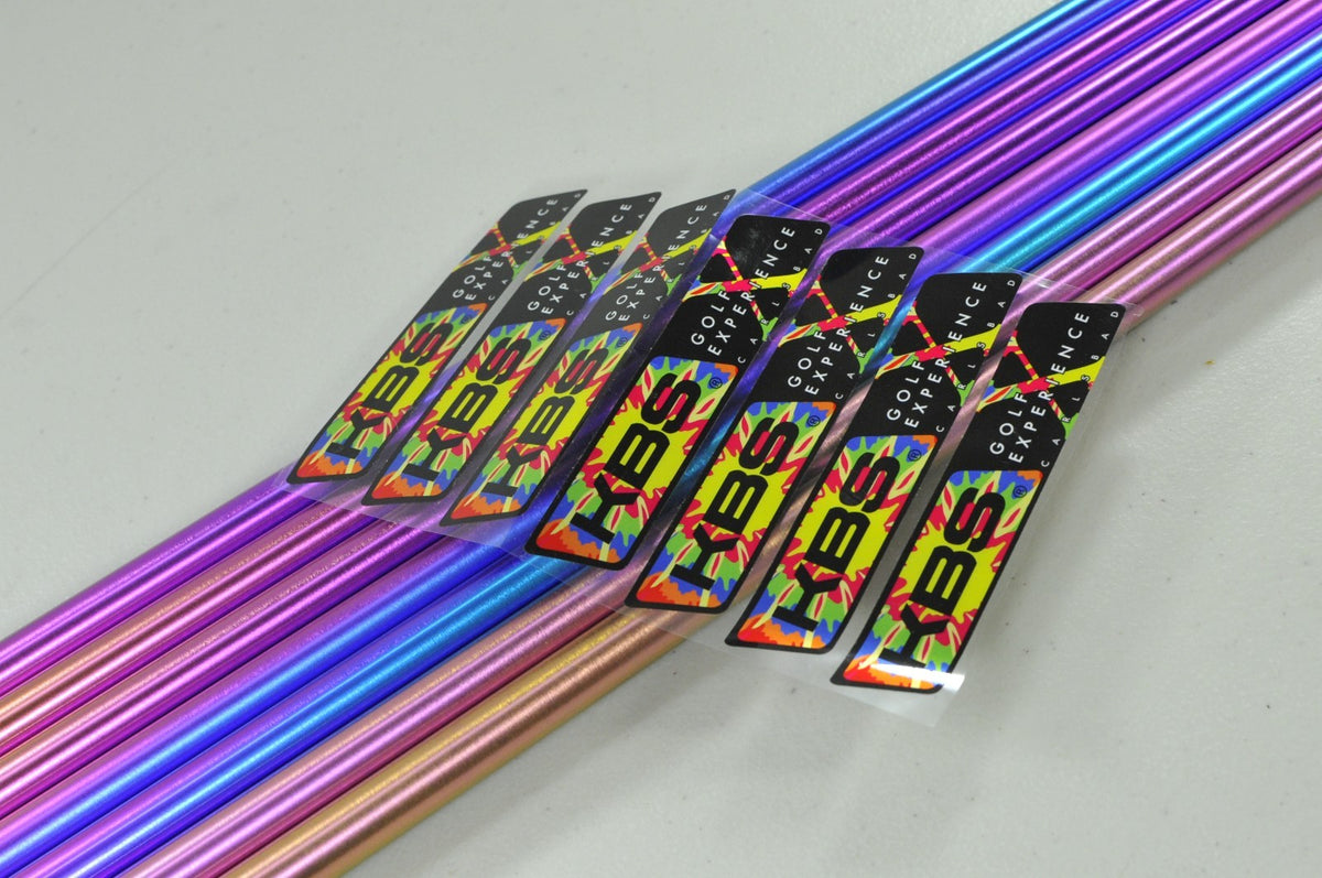 KBS PVD Rainbow C-Taper / C-Taper Lite Iron Shaft Set .355 / Choose Flex