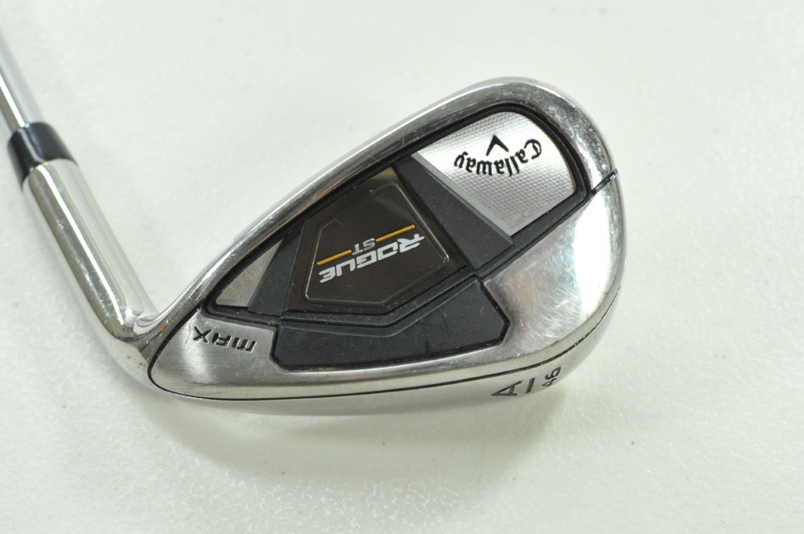 Callaway Rogue ST MAX AW 46* Wedge Stiff RH Rifle Tour Flighted Steel # 205077