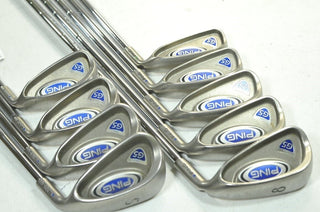 Ping G5 4-W,UW,SW Iron Set Blue Dot Right Regular Flex Steel # 183721