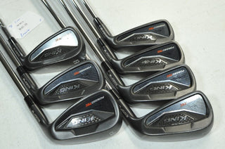 Cobra King Forged Tec Black 2018 4 - PW Iron Set Right Regular Flex Steel # 181874 - Golf Club Brokers