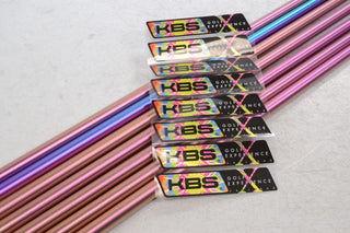 KBS PVD Rainbow C-Taper Lite 105g Regular 5-P,W Iron Shaft Set .355 Steel 177726