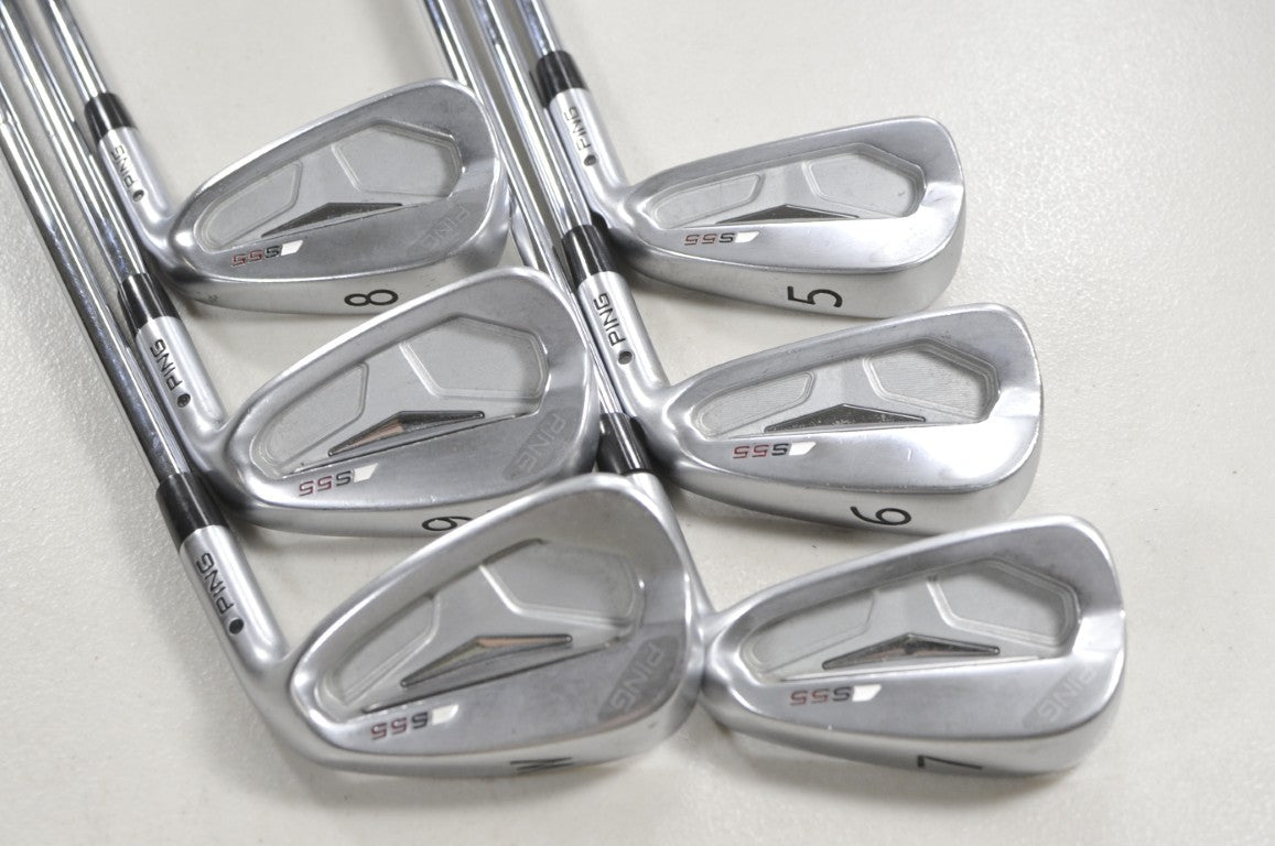 Ping S55 5-W Iron Set Regular Flex Black Dot Right CFS Steel  # 215506