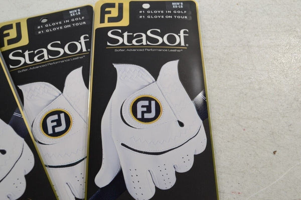 FootJoy StaSof XX-Large Gloves (3 Pack) Left-Handed for RH Golfer #178881