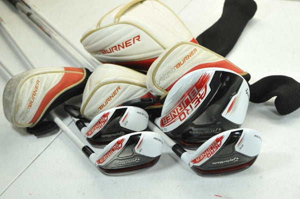 TaylorMade AeroBurner White 10.5* Driver and 3, 4, 5 Hybrids Set Regular #182536