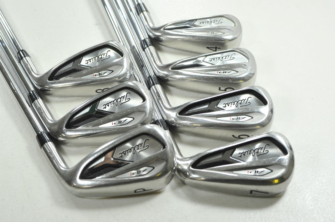 Titleist 718 AP1 4-PW Iron Set Regular Flex Right AMT Red R300 Steel # 208396