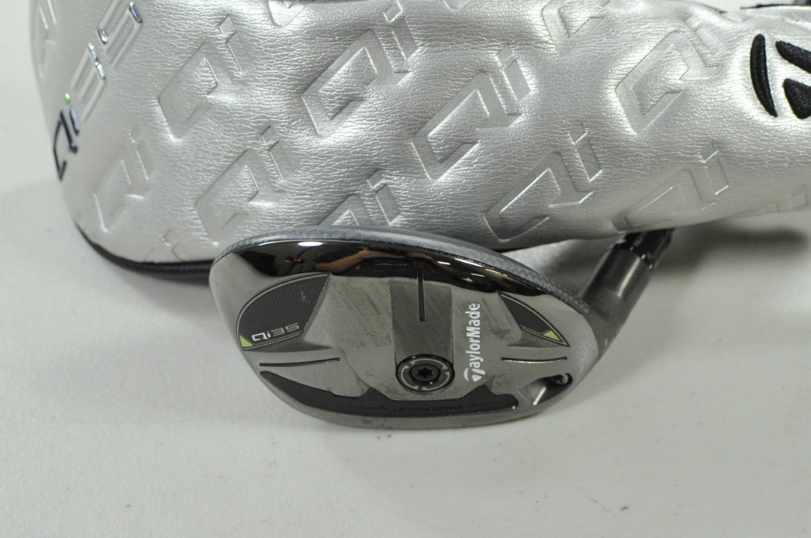LEFT HANDED TaylorMade Qi35 Rescue 3-19* Hybrid Stiff Flex Graphite # 203943