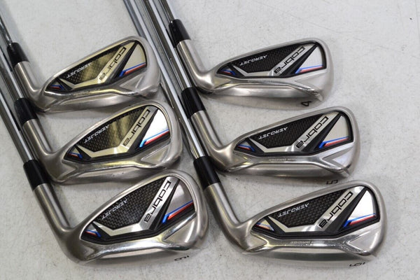 Cobra Aerojet 4-9 Iron Set (NO PW) Right X-Stiff Project X LZ 6.5 Steel # 169488