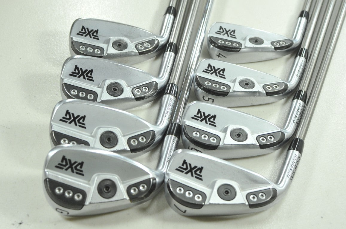 LEFT HANDED PXG Gen5 0311 XP 4-W,GW Iron Set SteelFiber F3 Regular Flex # 212669
