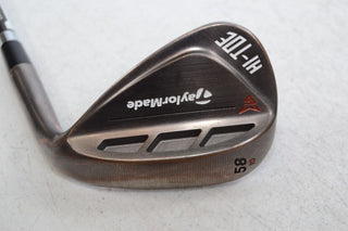 TaylorMade Milled Grind HI - TOE Raw 58* - 10 Wedge RH KBS Hi - Rev 2.0 Steel # 176862 - Golf Club Brokers