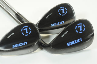 Lazrus Milled 52*, 56*, 60* Wedge Set Right Steel # 184266