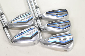 Cobra F-Max Airspeed 5,6,9,PW,GW Iron Set Regular Flex Right Steel # 219883