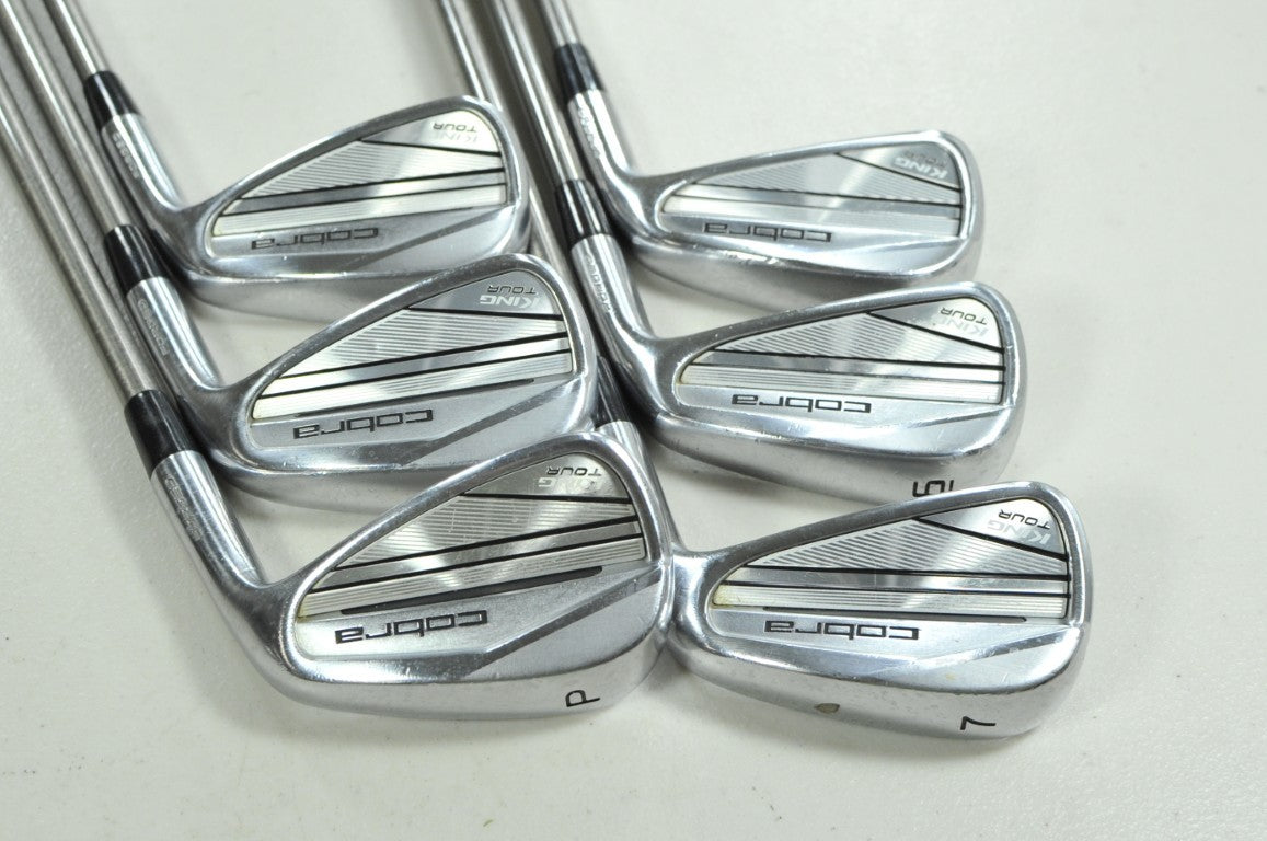 Cobra King Tour 2023 5-PW Iron Set Stiff Flex Right SteelFiber 110  # 203589