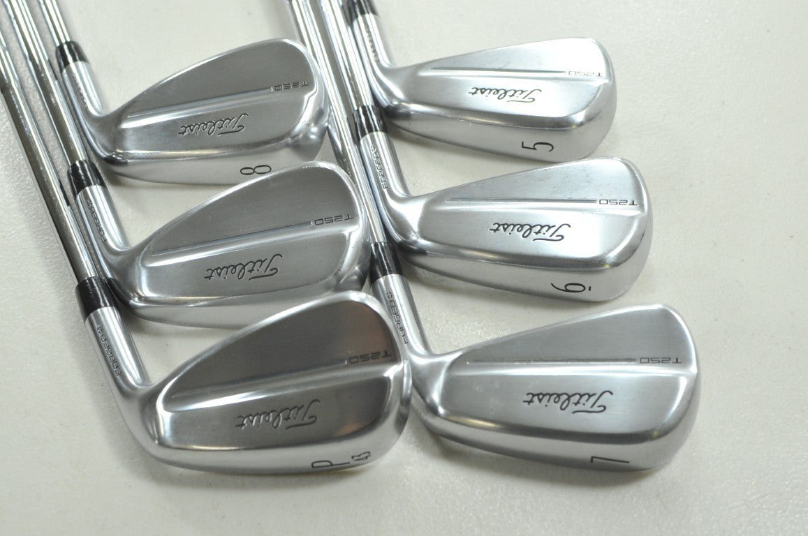 Titleist T250 2025 5-PW Iron Set Stiff Flex KBS Pro+ Tour-V 110g Steel  # 211162