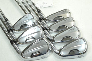 Titleist T200 2021 5 - PW,48* Iron Set Right Stiff Flex AMT Black Steel # 182693 - Golf Club Brokers