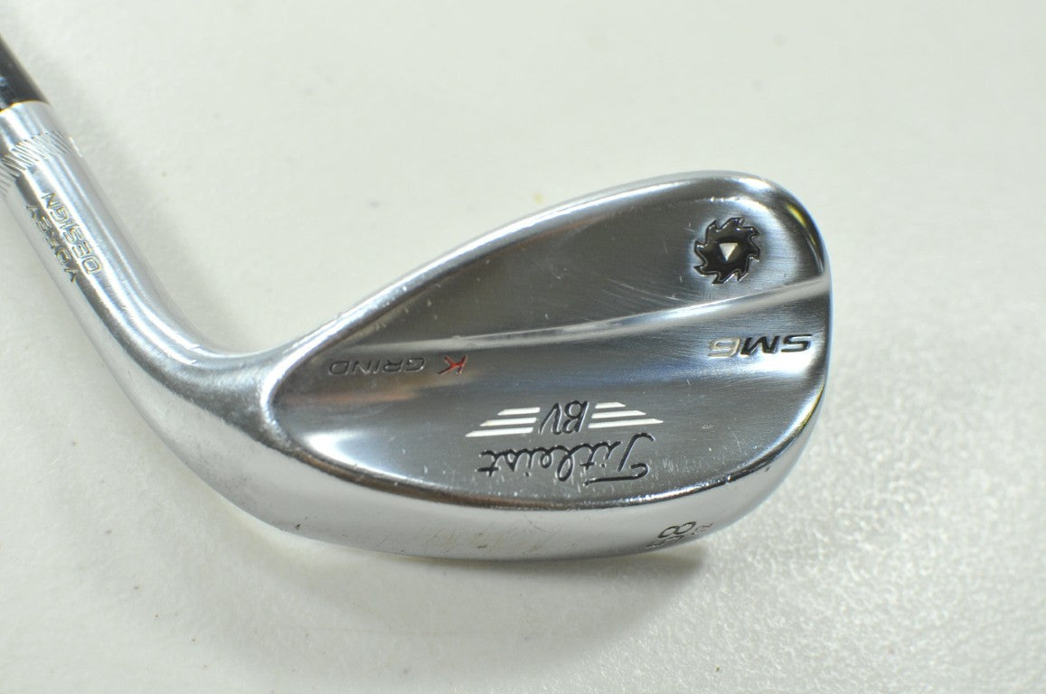 Titleist Vokey SM6 Tour Chrome 58*-12 Wedge Right BV Wedge Flex Steel # 210170