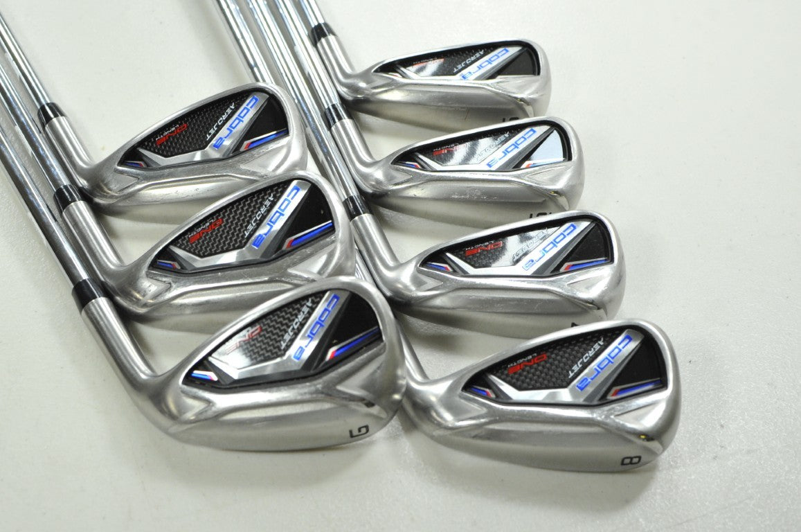 Cobra Aerojet One Length 5-PW,GW Iron Set Stiff RH KBS Tour Lite Steel # 203293