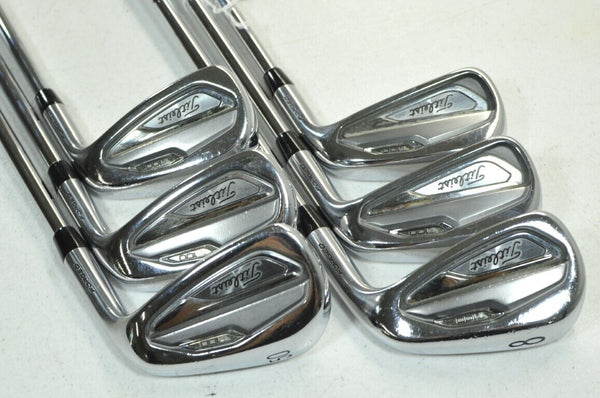 Titleist T100 2019 6 - PW,50* Iron Set Right Stiff AMT Tour White Steel # 174378 - Golf Club Brokers