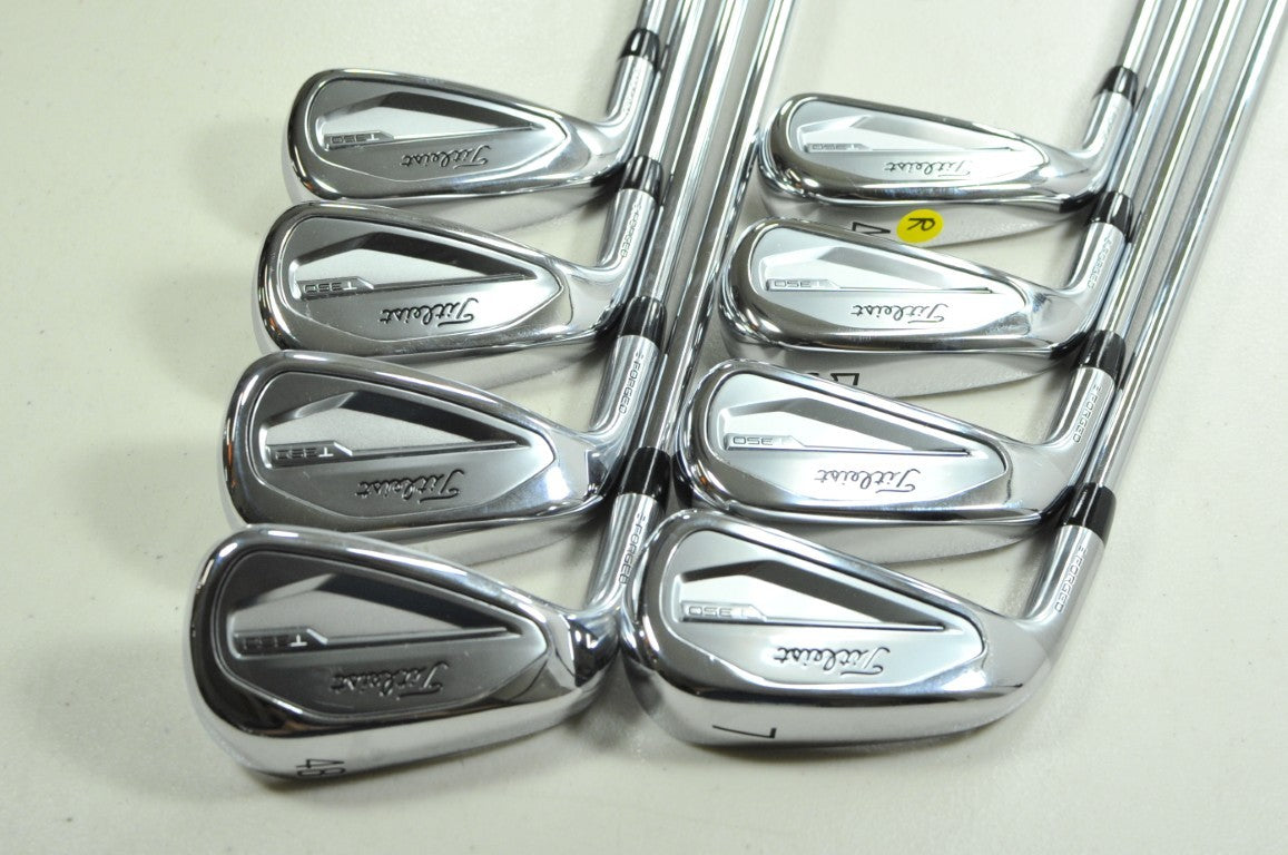 LEFT HANDED Titleist T350 2023 4-PW,48* Iron Set Regular Flex Steel # 200913