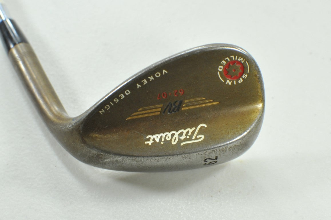 Titleist Vokey Spin Milled 62*-07 Wedge Right Steel # 206002