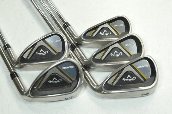 Callaway Edge 6-8,PW,SW Iron Set (no 9 iron) RH Regular Flex Steel # 182435