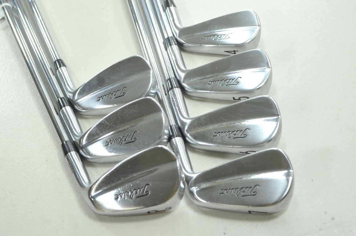 Titleist 620 MB 4-PW Iron Set X-Stiff Flex RH Project X Rifle 6.5 Steel # 210512