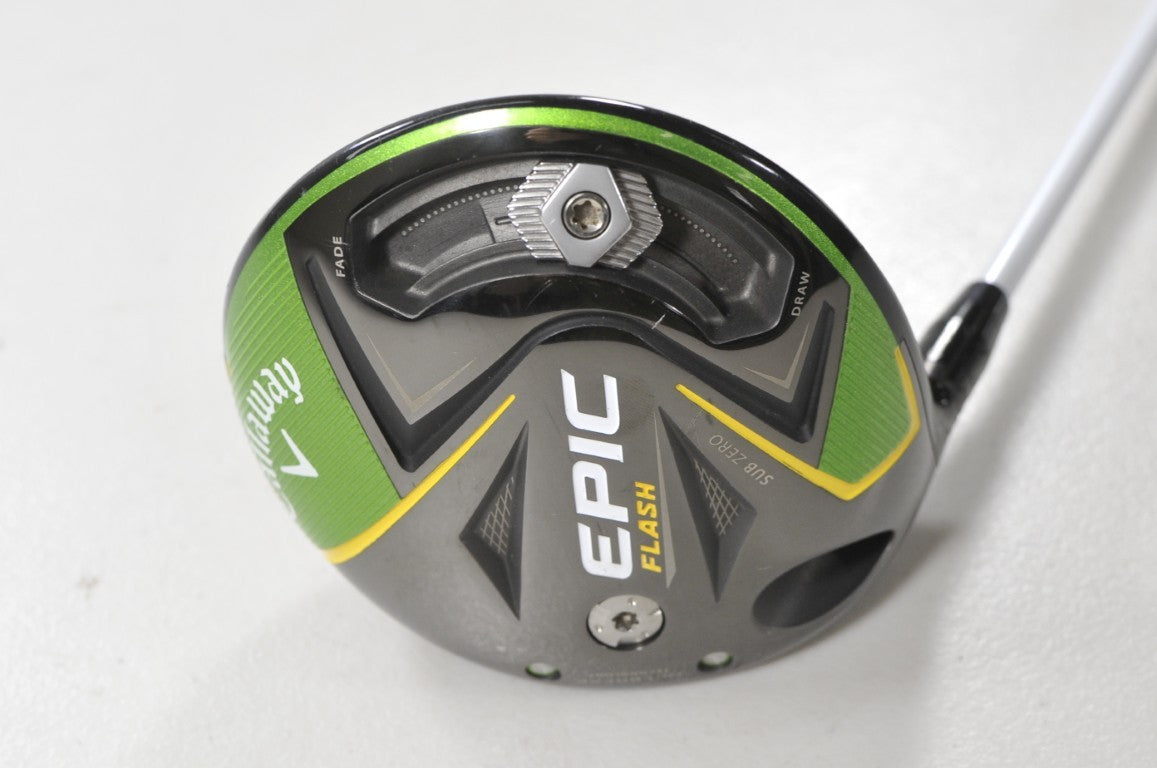LEFT HAND Callaway Epic Flash Sub Zero 10.5* Driver Regular Flex Fubuki # 215349