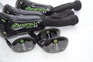 Bombtech Grenade 3.0 3, 4, 5 Hybrid Set Right Stiff Flex Steel w/ Covers #177070