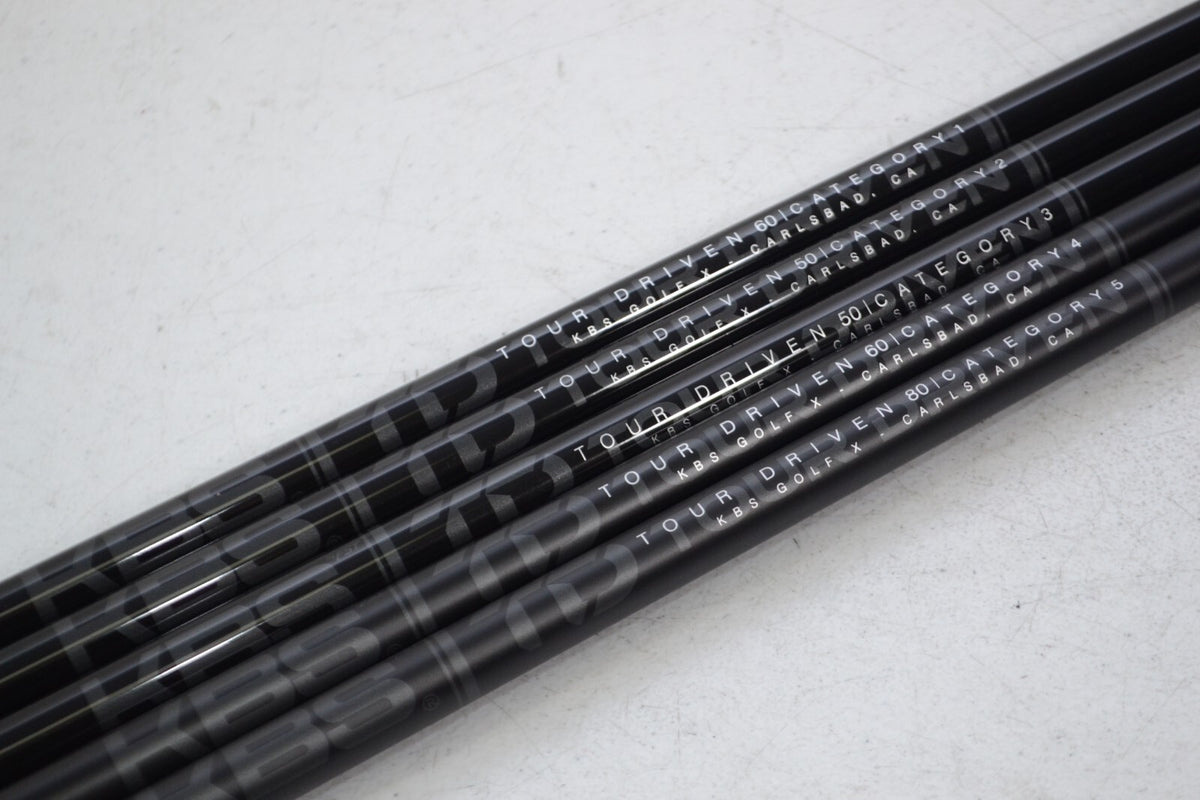 KBS TD 60 Graphite Driver Shaft - Choose Your Flex & Adapter - NEW