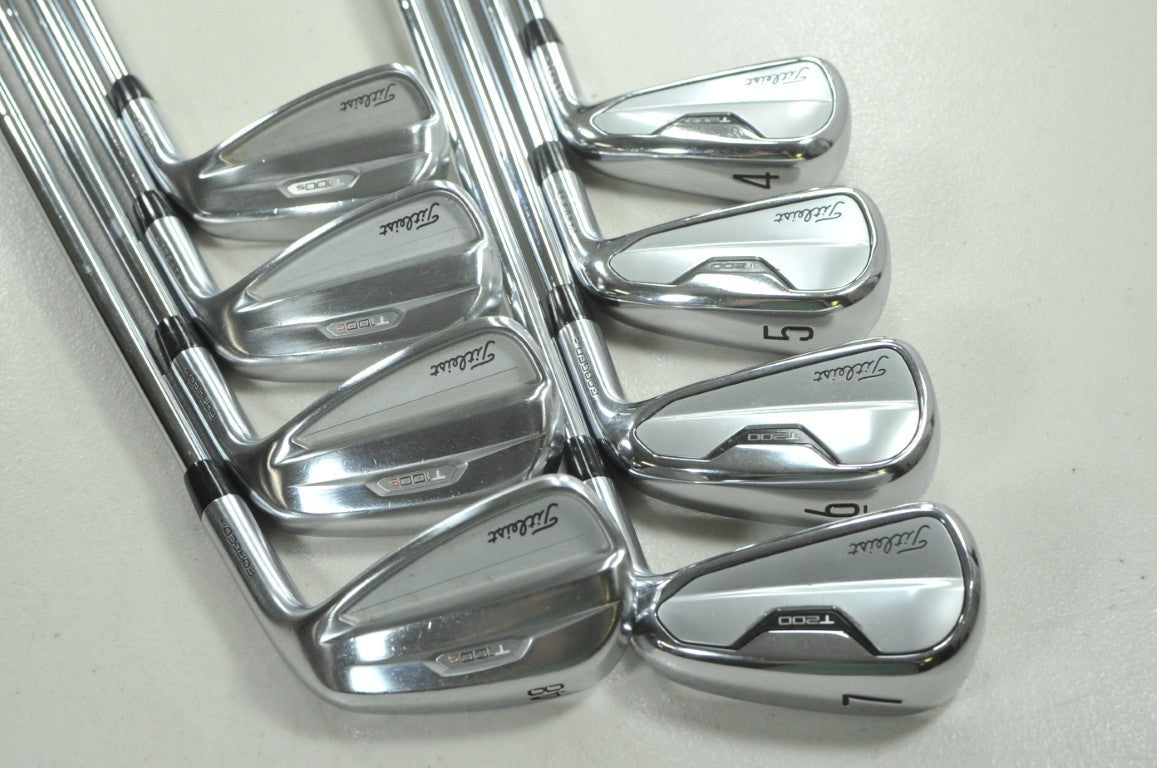 Titleist T100s/T200 2021 4-PW,48* Iron Set Stiff Flex RH DG S300 Steel # 212916
