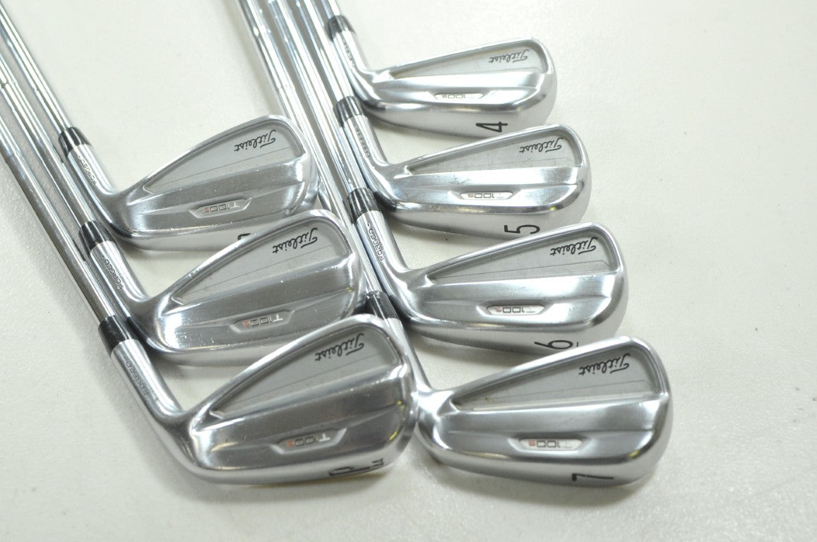 Titleist T100S 2021 4-PW Iron Set X-Stiff Flex Right DG X100 Steel # 209740