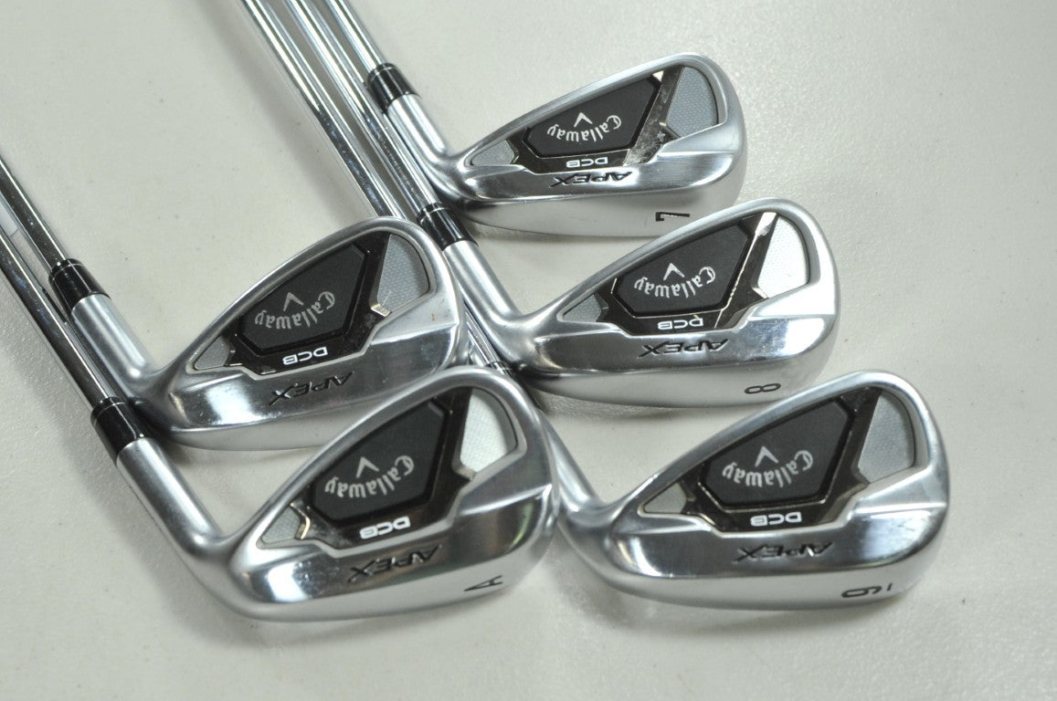 Callaway Apex 21 DCB 7-PW,AW Iron Set Stiff Flex Right MPH 85g Steel # 212795