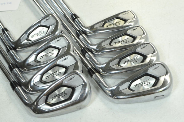 Titleist 718 AP3 4 - PW,48* Iron Set Right Regular Flex AMT Red Steel # 179786 - Golf Club Brokers