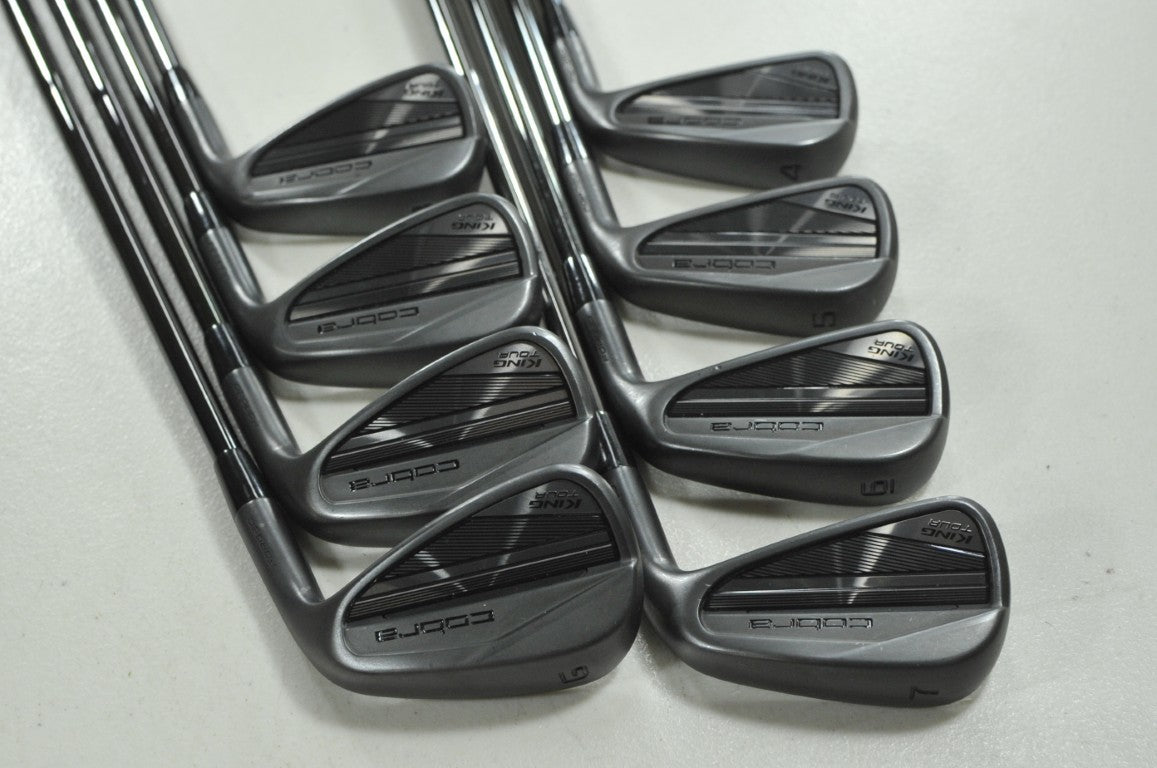 Cobra King Tour Black 2025 4-PW,GW Iron Set Stiff RH KBS $-Taper Steel  # 210908