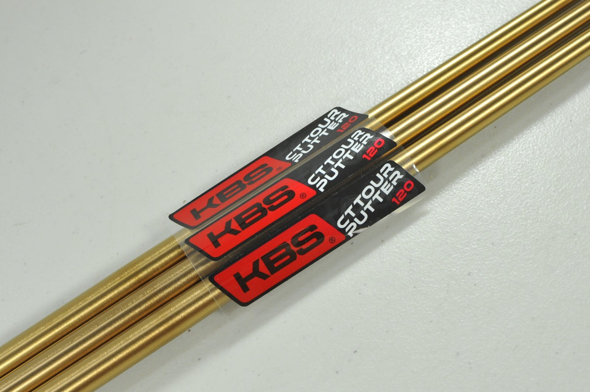 KBS CT Tour 120 Rose Gold PVD Uncut Putter Shaft .370 Shaft Steel  # 208858