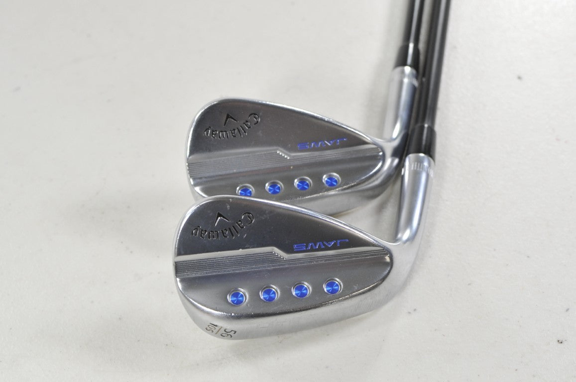 LEFT HANDED Callaway Jaws MD5 Raw 52*, 56* Wedge Set Catalyst Graphite # 220771