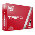 Wilson Staff Triad Golf Balls - White - Tour Urethane Golf Balls - 1 Dozen Box! - Golf Club Brokers