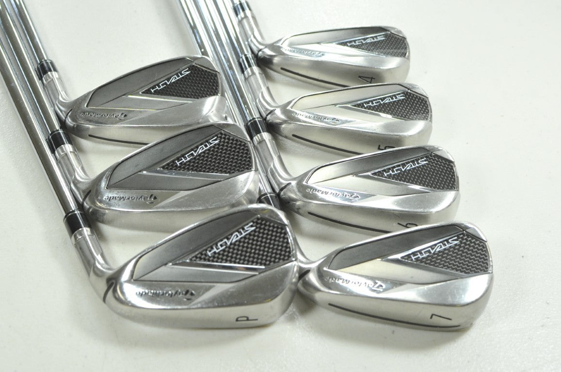 TaylorMade Stealth 4-PW Iron Set Stiff Flex Right NS Pro Modus3 Steel # 207201